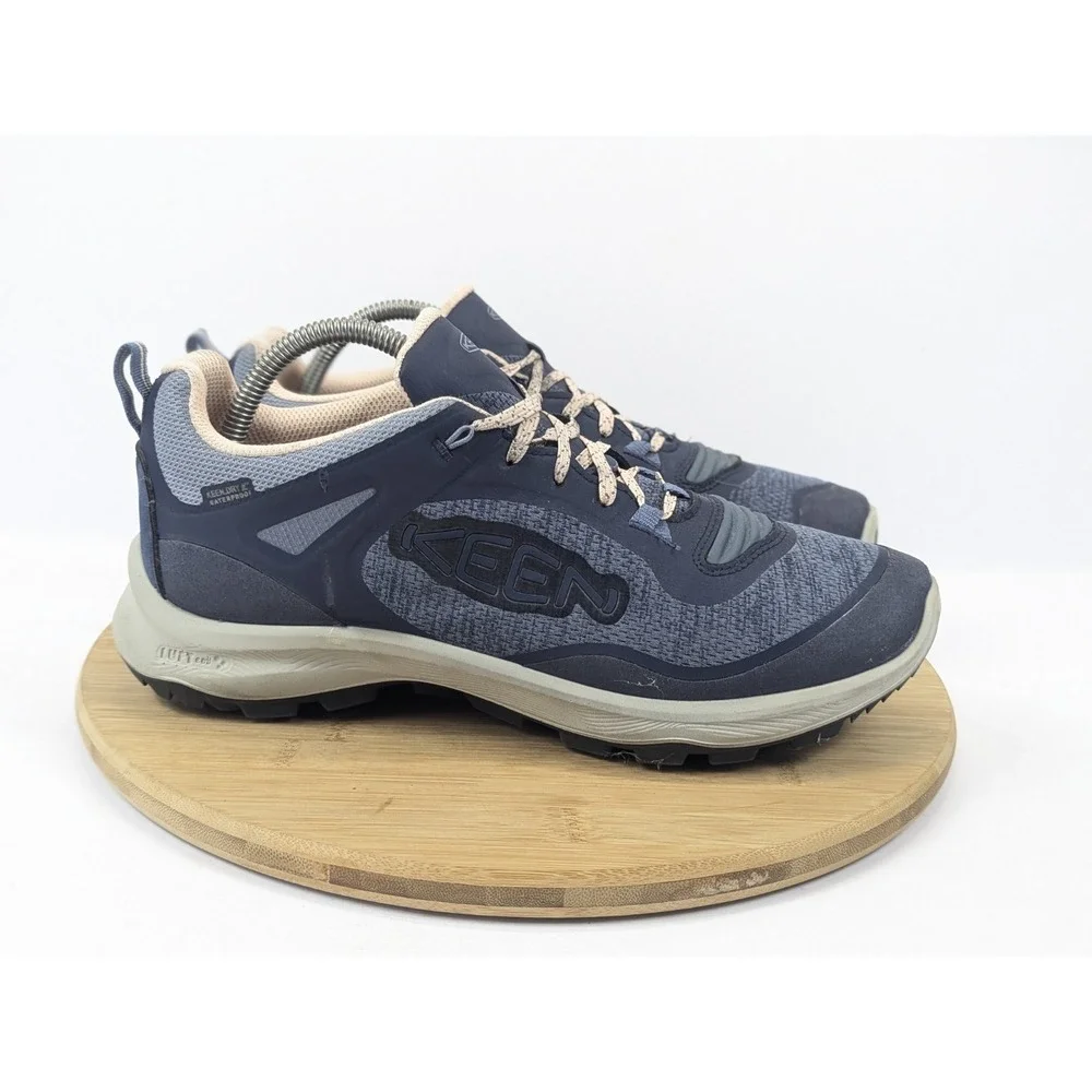 Keen Shoes Terradora Flex Low Waterproof Womans 10.5 Hiking Trail Sneakers Blue